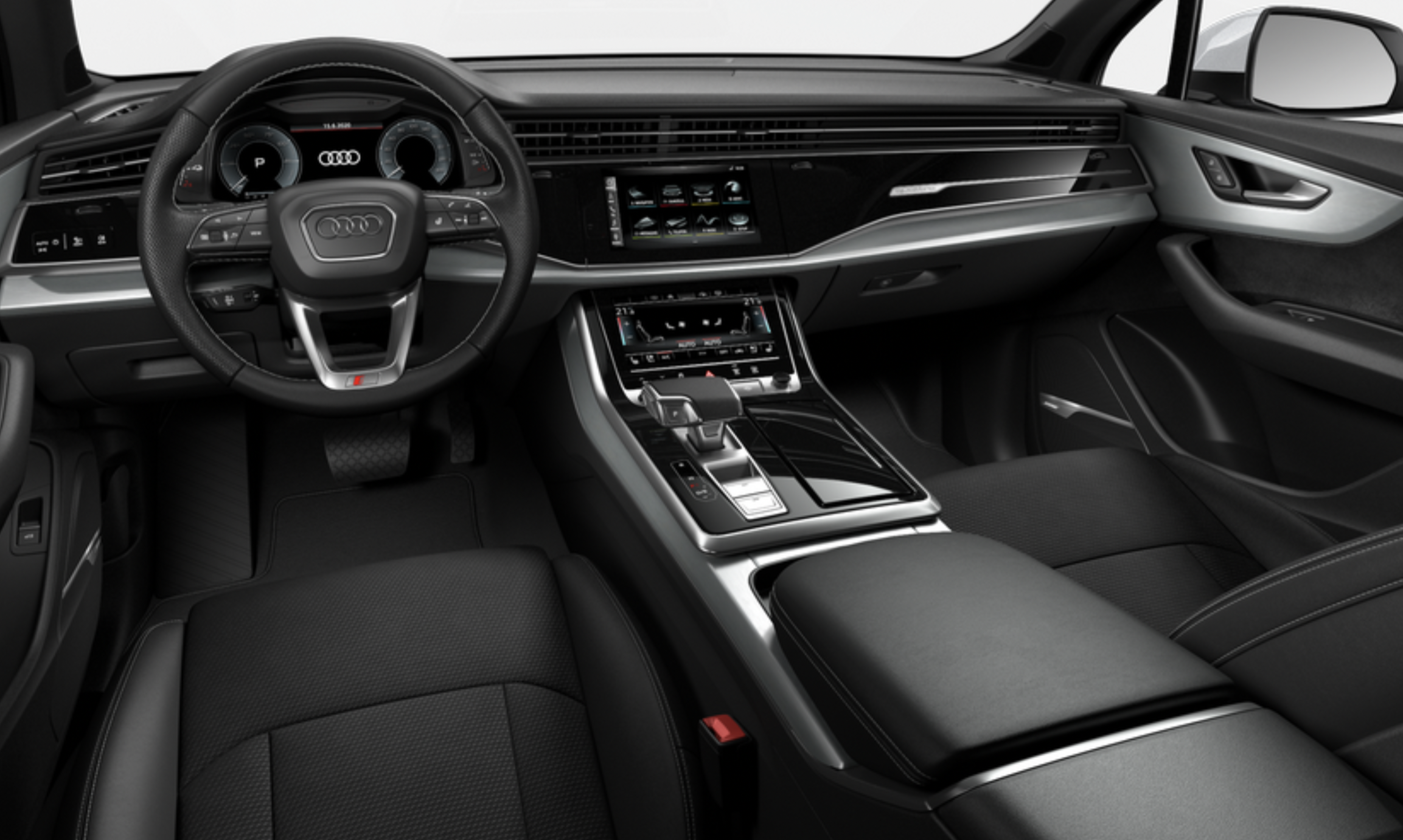 Audi Q7 55 TFSI E HYBRID QUATTRO S-LINE | nový plug-in hybrid | moderní měsktské hybridní SUV | praktická výbava | super cena 1.819.000,- Kč bez DPH